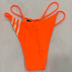 adidas Ivy Park wrap solar orange bottoms size small